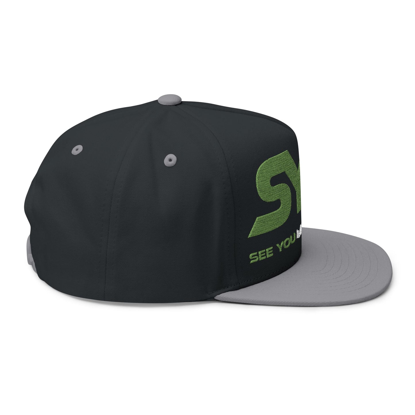 Flat Bill Cap (Embroidery)